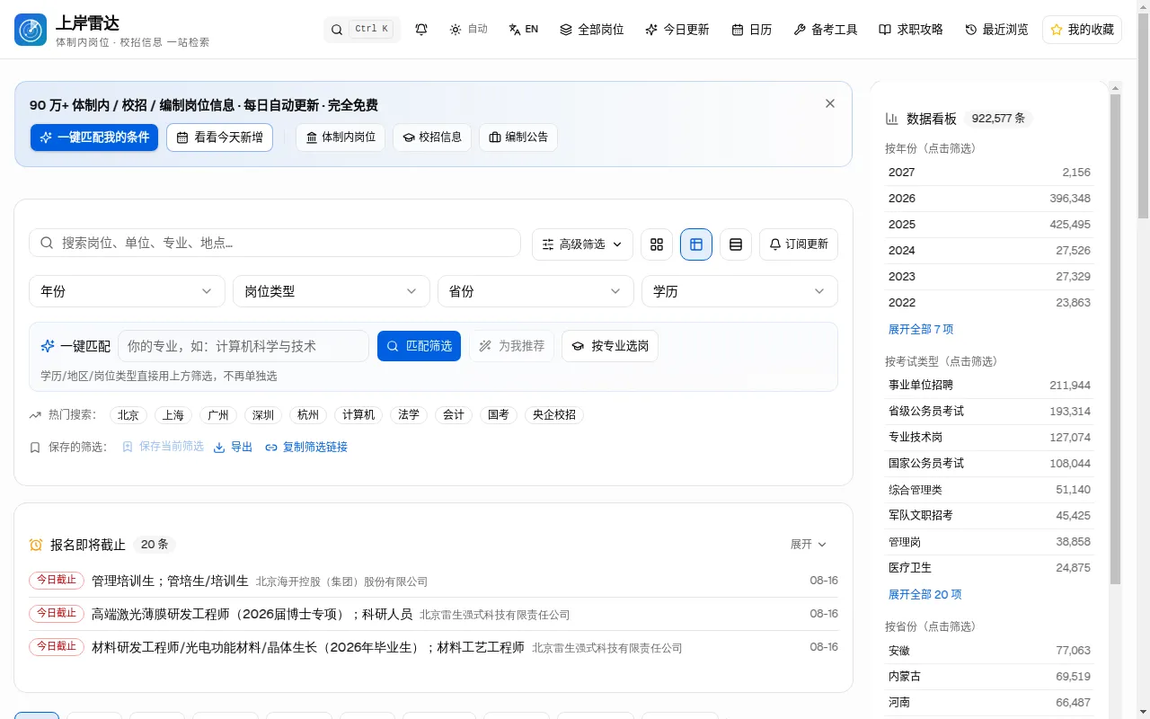 觅岗雷达 产品实截图